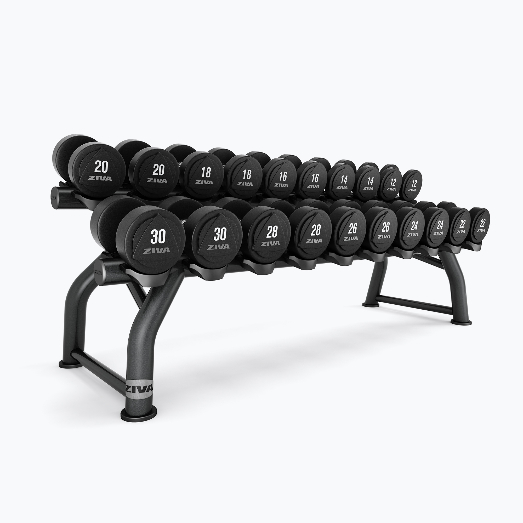 Kệ Để Tạ Đơn Ngang ZIVA ST (10 Cặp)