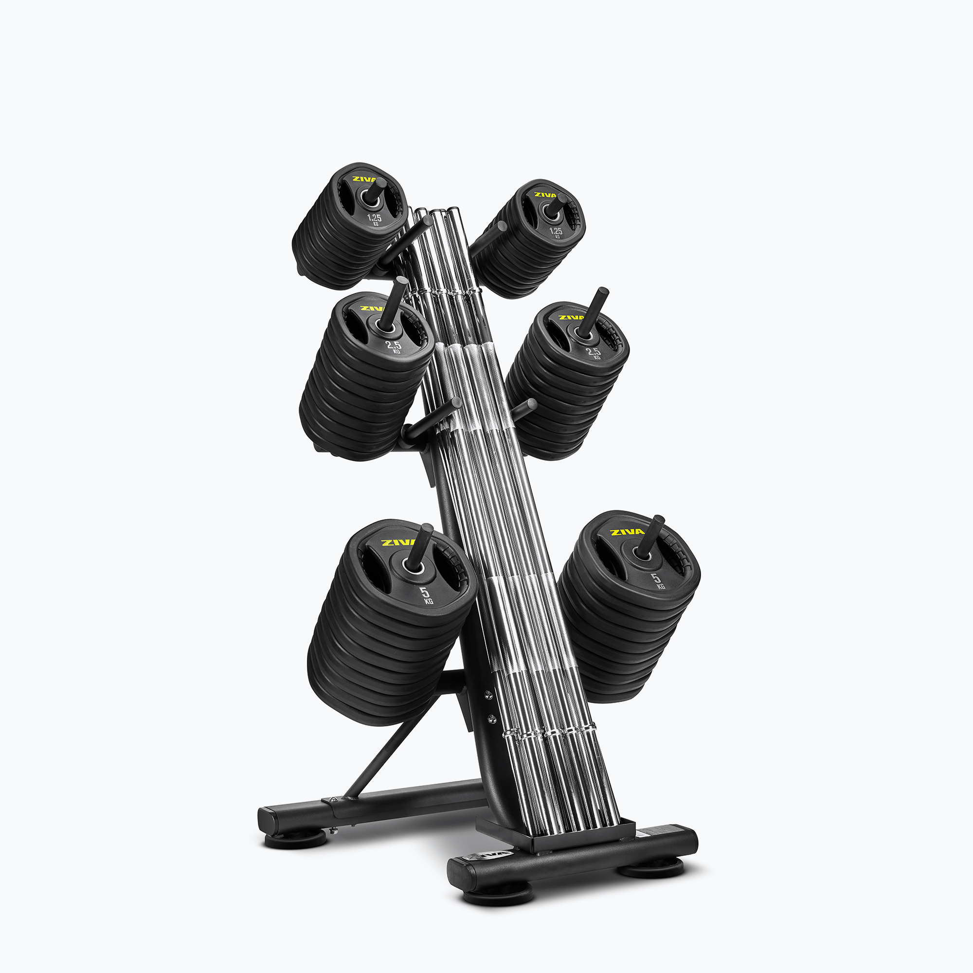 Bộ Tạ Đòn Phòng Tập Nhóm Studio ZIVA ZVO (ZVO-PHBS-1669) | ZIVA® 2 Giá Để Đòn Tạ Thương Mại ZIVA ST