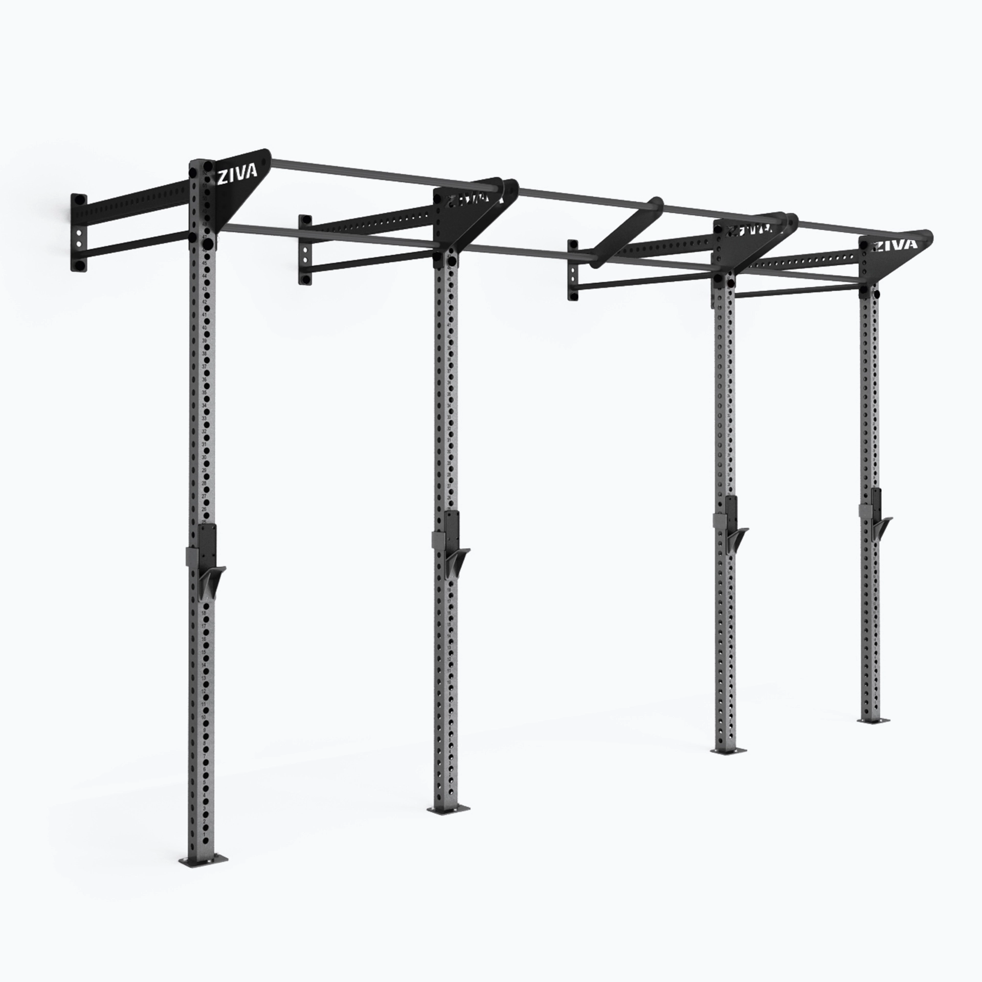 Giàn Khung Tập Đa Năng Gắn Tường ZIVA XP (Cao 2.7m (9ft), Trạm 4.3m / 14ft)