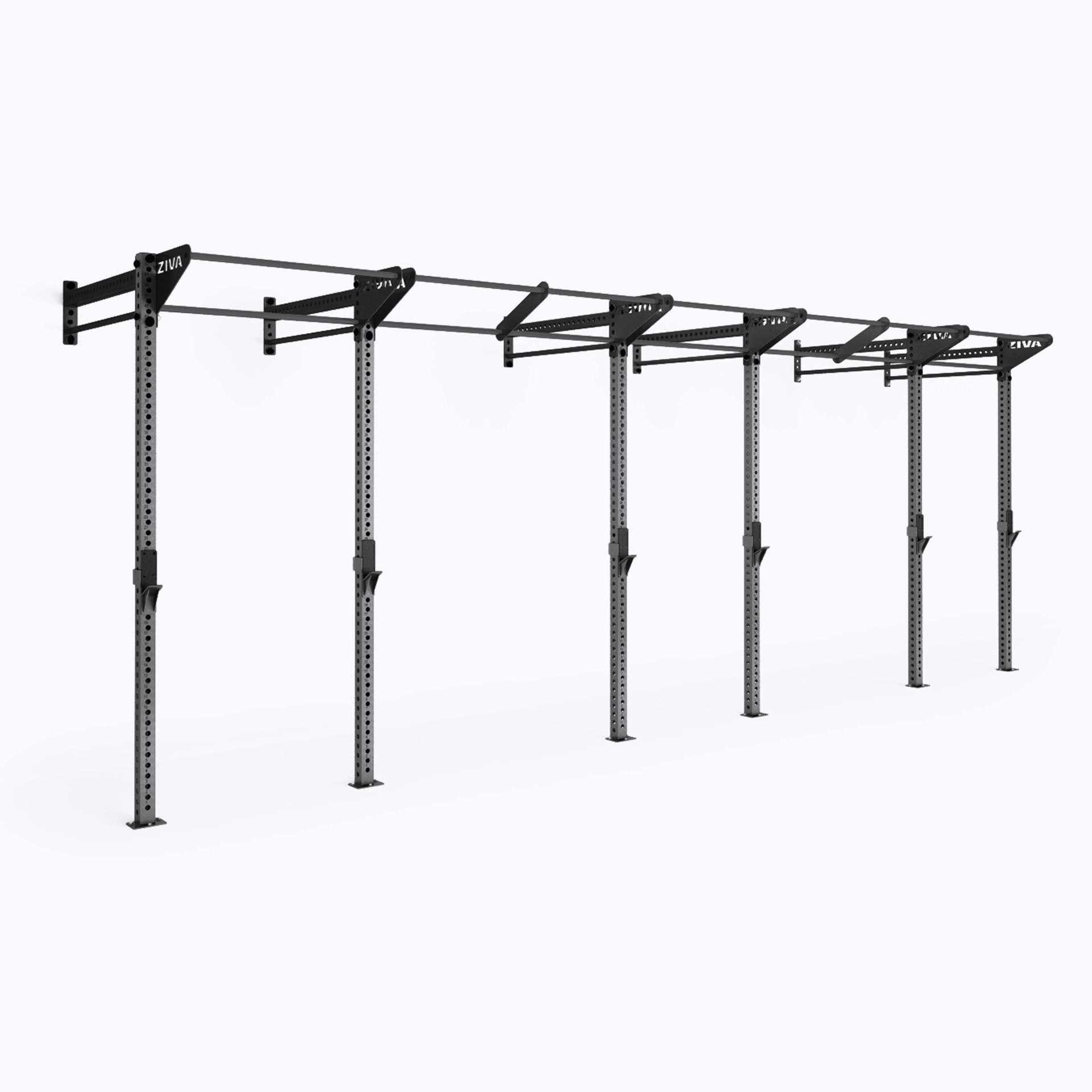 Giàn Khung Tập Đa Năng Gắn Tường ZIVA XP (Cao 2.7m (9ft), Trạm 7.3m / 24ft)