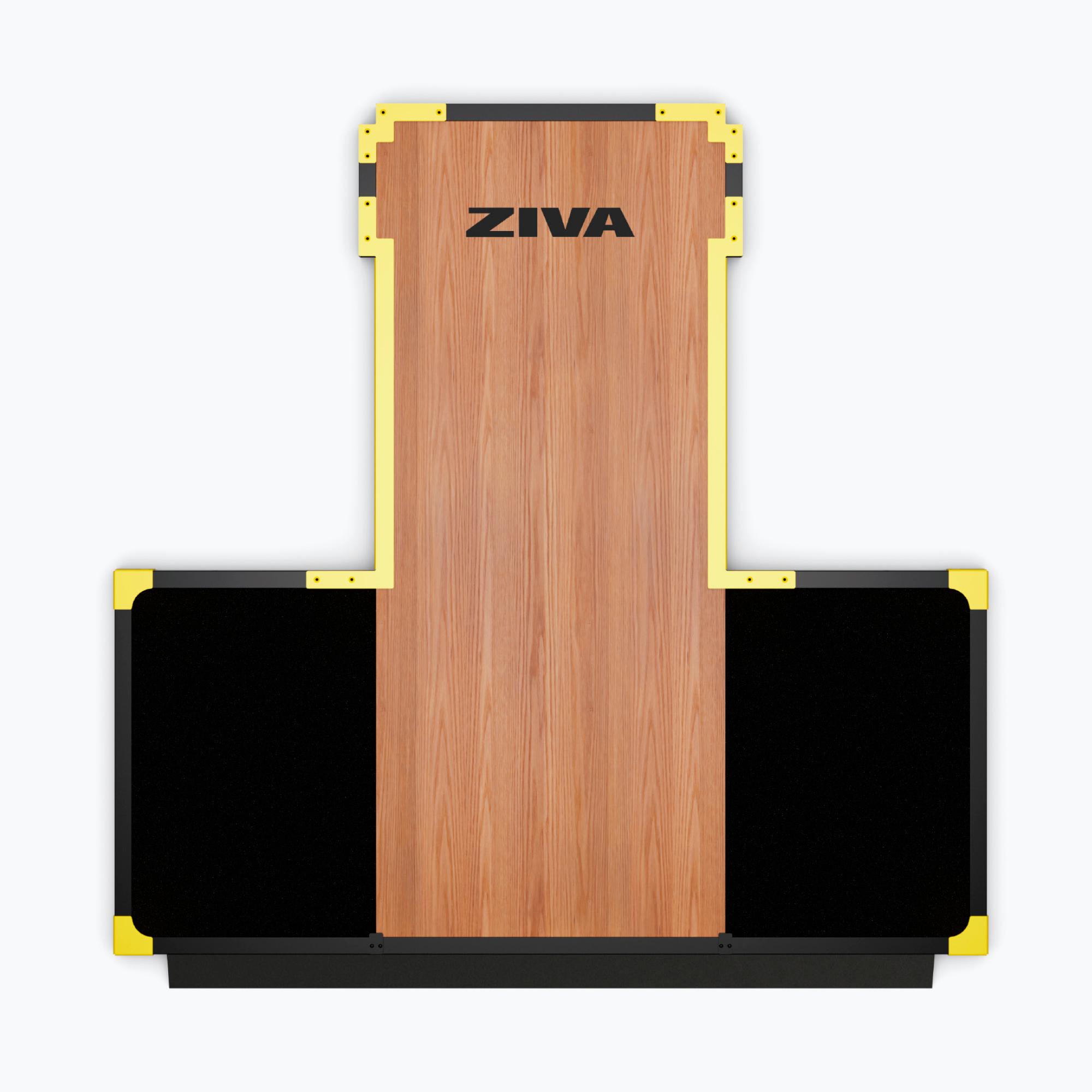 Sàn Nâng Tạ Giảm Chấn Mặt Gỗ Tự Nhiên Dành Cho Half Rack ZIVA INOX
