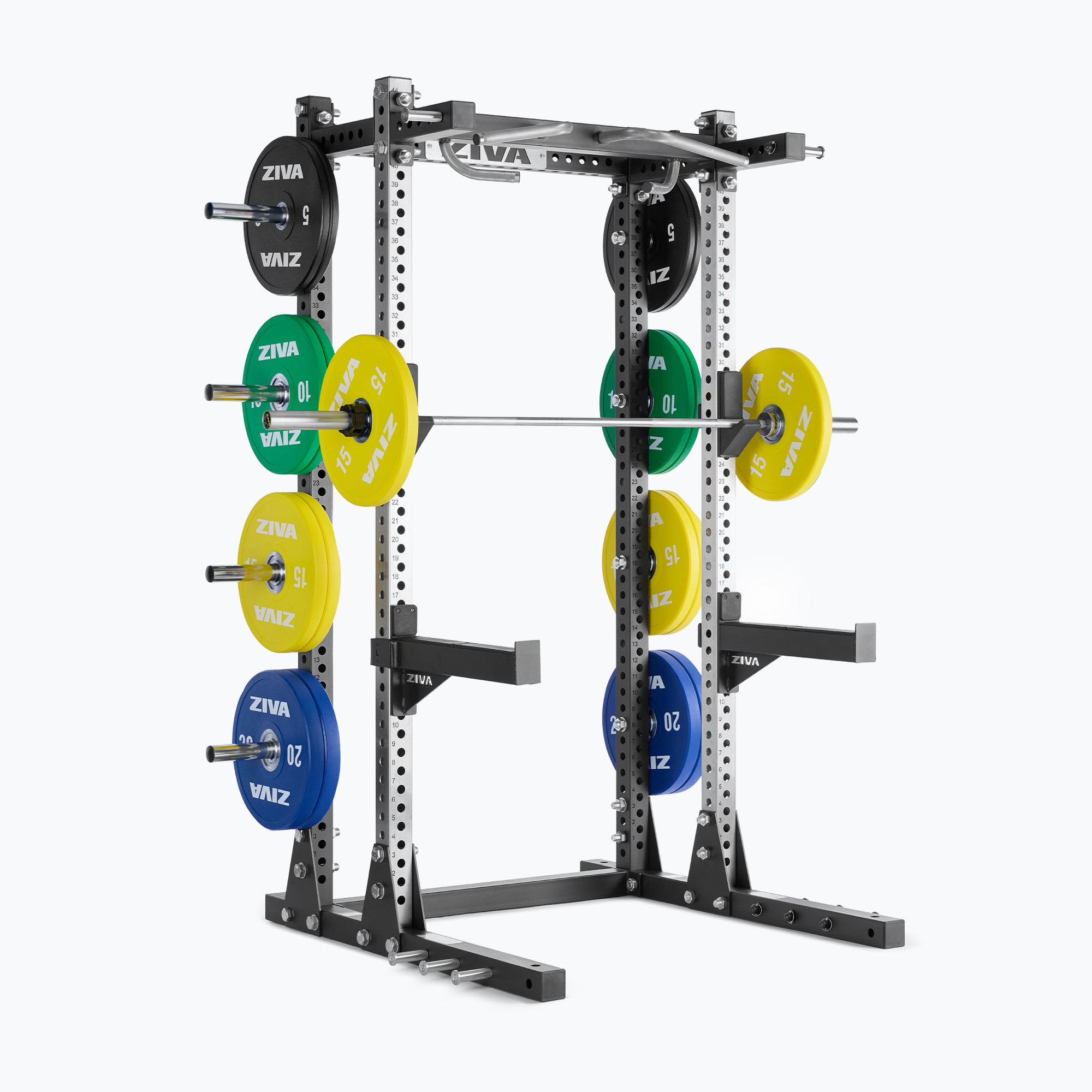 Khung Gánh Tạ Half Rack Nhỏ Gọn (Small Footprint) ZIVA INOX