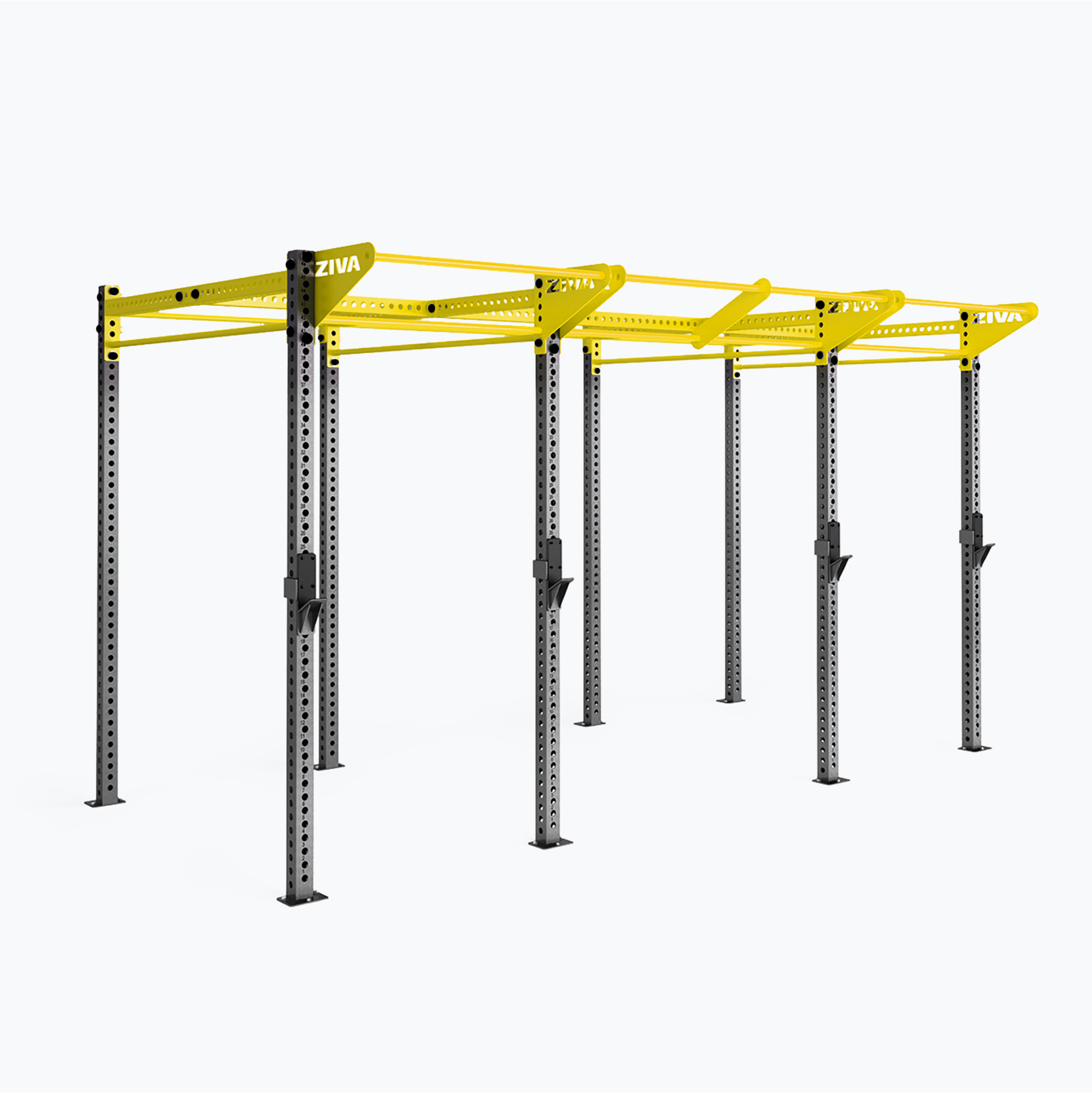 Giàn Khung Tập Đa Năng Độc Lập Tự Đứng ZIVA XP (Cao 2.4m (8ft), Trạm 4.3m / 14ft)