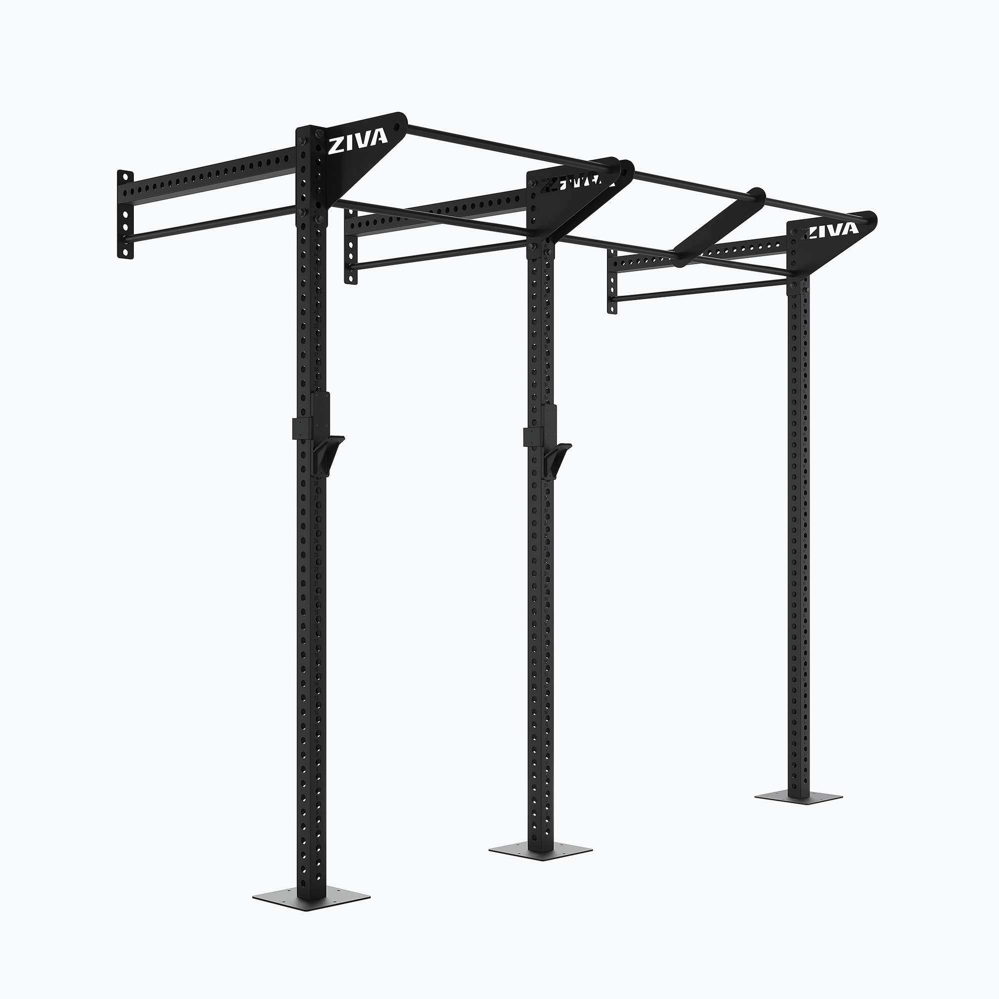 Giàn Khung Tập Đa Năng Gắn Tường ZIVA XP (Cao 2.7m (9ft), Trạm 3.0m / 10ft)
