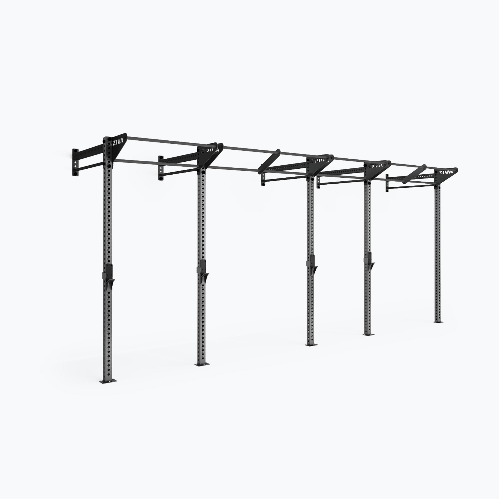 Giàn Khung Tập Đa Năng Gắn Tường Tiết Kiệm Diện Tích ZIVA XP (Cao 2.7m (9ft), Trạm 6.1m / 20ft)